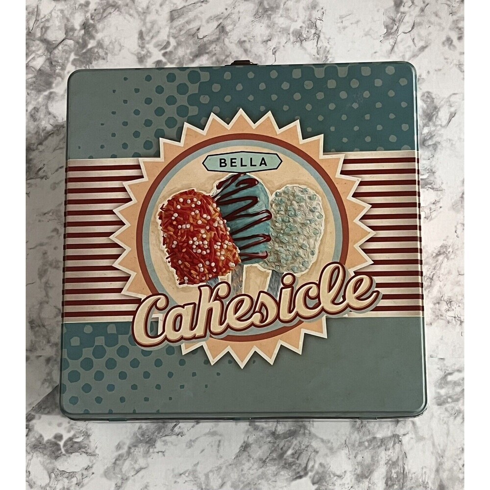 NEW! Bella Cakesicle Maker Machine Kit Original Tin Culinary Cake Pop Appliance